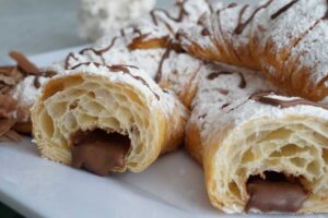 Croissant de chocolate